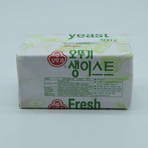 생효모 100% 생이스트 베이킹 반죽 발효 제과 제빵 냉장 500g