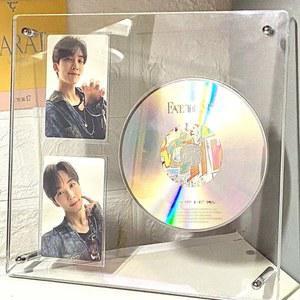 투명 사진 카드 스탠드, 아크릴 사진 프레임, 아이돌 사진 홀더, CD 액자 디스플레이 스탠드, 카드 홀더, 데스크탑 장식품
