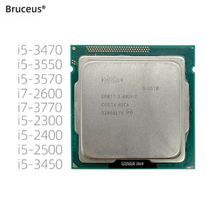 중고 QuadCore QuadThread CPU 프로세서 LGA-1155 소켓 코어 i5 i7 2300 2400 2500 3450 3470 3550 3570 26