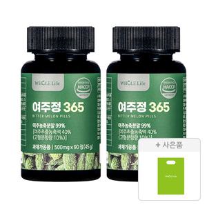 홀라이프 여주정 365, 90정, 2개 + 증정 (쇼핑백, 1개)