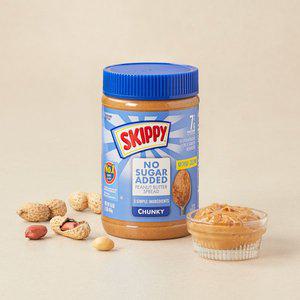 스키피 땅콩버터 노슈가 청크 454g