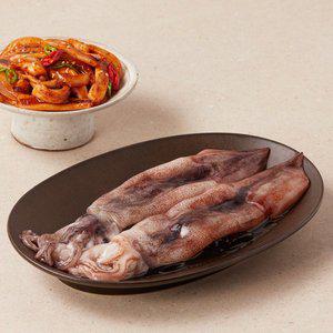[생물][국산] 손질 오징어 (250g 이상, 2~3미) (내장제거)