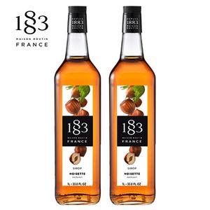 1883 헤이즐넛시럽 1L 2개 1883루틴 헤이즐 커피시럽