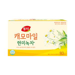 동서 캐모마일 현미녹차 80T
