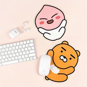 카카오프렌즈 형태 마우스 패드 라이언 어피치
