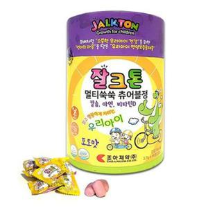 잘크톤 멀티쑥쑥 츄어블정(칼슘, 아연, 비타민D) 90정