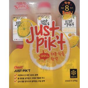 코스트코 나탈리스 레몬 착즙액 250ml X 6 레몬원액 100% NATALIES JUST PIKT