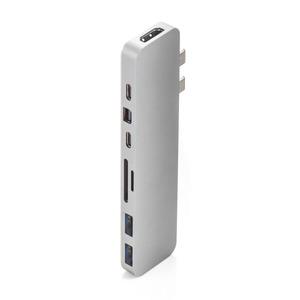 :하이퍼드라이브 HYPERDRIVE GN28D (8포트/듀얼 Type C) 멀티 컨버터 허브
