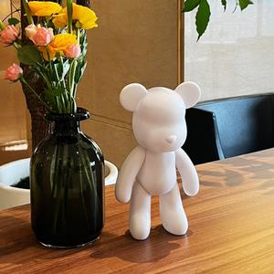 DIY 만들기 플루이드 푸어링 베어브릭 18cm 곰돌이 피규어 