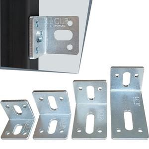 평철 꺾쇠 40 50 75 100mm 사각파이프 조인트 브라켓