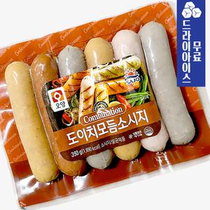 사조오양 도이치 모듬소시지 390g(40개마다부과)  캠핑 바베큐 소세지