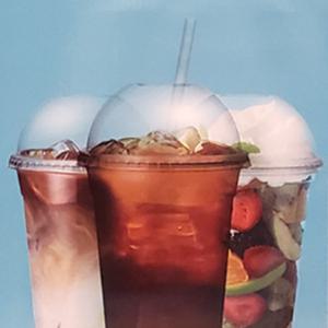투명컵 세트 일회용 테이크아웃컵 플라스틱 컵 16온스 473ml x200개 (뚜껑+빨대)