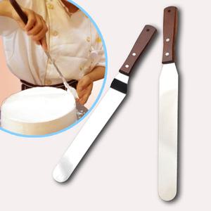 케이크 만들기도구 홈베이킹용품  스파츌라 스페츌러 생크림바르는 ? 칼 패츄 직선8inc 자형 일 데코주걱