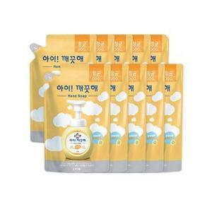 아이깨끗해 핸드워시 순 450ml 리필 x 10개 항균 폼 핸드솝 거품형 손세정제 위생용품