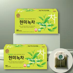 송원 우리차 현미녹차 100Tx2개