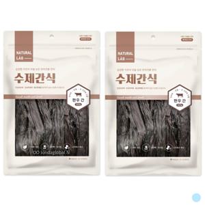 굿데이 강아지 수제 간식 한우 소간 300g 2개