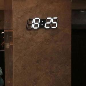 [RGKO0Q53]HOOK형 3D LED 다기능시계 블랙바탕 화이트LED