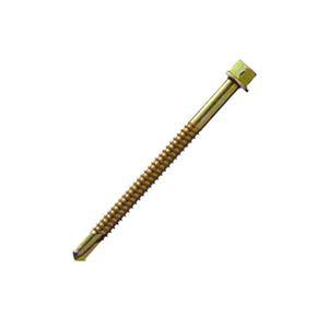 육각머리 직결 나사 #14(6.3mm) x  130mm 100개 샌드위치판넬 기리피스 장볼트 스크류피스 창고 조립식주택 농막