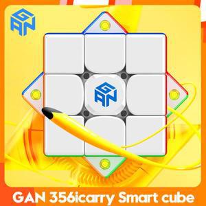 과학교구용품 GAN 356 i Carry 3x3 자석 매직 큐브, 스마트 스피드 퍼즐, 자석 포함, GAN 356 교육 완구,