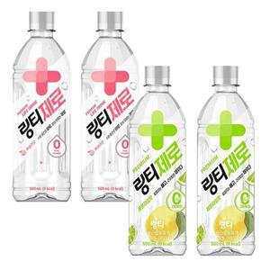 [셀러허브]링티 제로 500ml 복숭아2개 + 레몬라임2개 (S26795411)