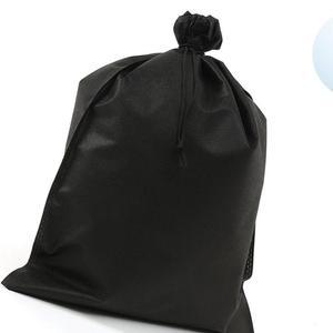 Oce 한쪽끈 파우치 더스트백 20p 34x43 블랙 신발주머니 포장 부직포 주머니 스트링 천 파우치 무지 에코백