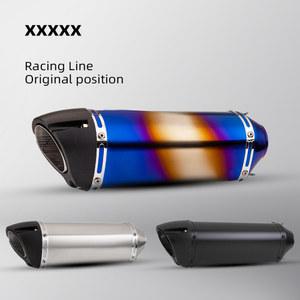 하이 퀄리티 닌자 400 S1000RR MT07 사이용 범용 배기 파이프, 600 CBR650 T78 오토바이