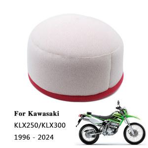 Pokhaomin 오토바이 에어 필터 클리너 오일 여과 세트, 가와사키 KLX250/KLX300 1996-2024 2023 2022