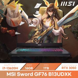 MSI Sword GF76 B13UDXK/RAM 16GB/SSD 1TB/Win11/ +마우스증정