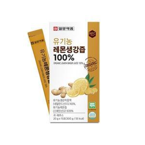 일양약품 유기농 레몬생강즙 100% 20g x 15포