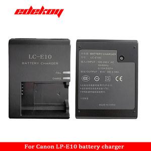 LC-E10/E LC-E10C 배터리 충전기, 캐논 LP-E10 EOS 1100D 4000D 3000D 1200D 1300D 1500D 키스 X50 Rebel T3 EU 표준 플러그