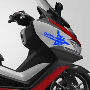 야마하 스티커 모토 로고 컬러 레이저 데칼, 반사 오토바이, N Max 125 155 160 Tmax 500 530 560 Xmax 300 400