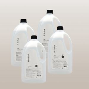 바른세탁소 액체세제 라임향 2.5L 4개 세탁세제