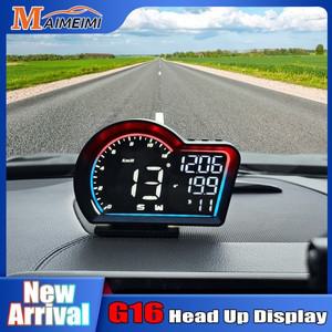 차량용 GPS HUD 헤드업 디스플레이 속도계 주행 거리계 보안 경보 다기능 온보드 컴퓨터 자동차 전자 기기
