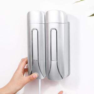 [IXHINZ5W_4B]벽걸이 물비누 디스펜서 2구(300ml) (실버)