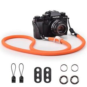 보브모야 카메라 스트랩 로프, 후지필름 X100VI X100V XS20 XT5용 넥 숄더 A6000 A6100 A6400 A6700 A7IV용 캐논 EOS R6 R10용 니콘 Zf Z5 Z30용 - 오렌지