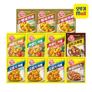[오뚜기] 분말카레/짜장 100g 3+3 골라담기(백세/바몬드/하이라이스)
