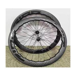 휠셋 454 353 카본 로드 휠 디스크 브레이크 휠셋 58mm 깊이 클린처 6 볼트 센터 락 휠 700C