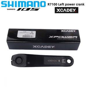 파워미터 시마노 XCADEY 파워 계량기 장착 좌측 크랭크암 로드 바이크 부품 블루투스 파워 크랭크 105 R7100 Di2 12