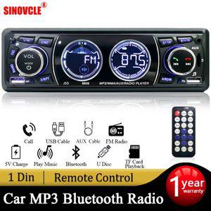 카 라디오 오디오 블루투스 우퍼 리시버 AUX 동글 SINOVCLE 자동차 1din 스테레오 MP3 플레이어 FM 수신기