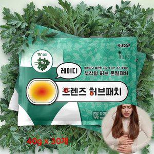 TC 국산 프렌즈 부착형 허브 복부 온열핫팩 30개 패치 (WFGWW8Y)