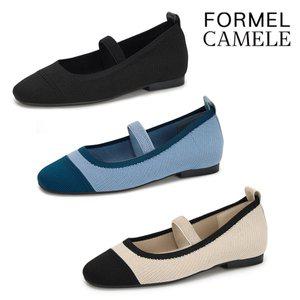 [포멜카멜레](광주신세계)소피아 니트 메리제인 플랫 FLS1F1SP036(1cm) 3종택1