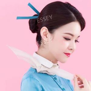 승무원 유니폼 헤어핀 단체 코스튬 여성 스카프