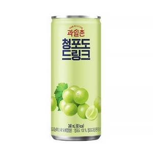 과일촌 청포도 드링크 240mlx30캔 미니캔주스