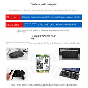 2개 세트 8260 8260NGW 와이파이 원격 제어 카드 안테나 Intel AC 8260AA562.4G/5Ghz 867M Bluetooth 4.2 N