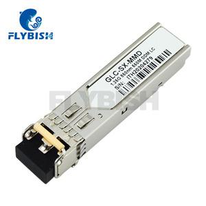 FLYBISH GLC-SX-MMD LC 기가비트 멀티 모드 모듈 SFP 광섬유 트랜시버 인텔 칩 네트워크 카드용 1.25G 850n