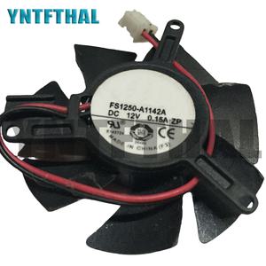 FS1250-A1142A 냉각 FAN 2 핀 DC12V 0.15A FS1250A1342A FS1250-A1042A6FL 12V 0.19A 48mm