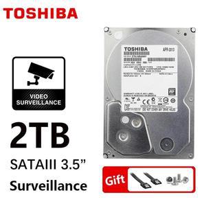 도시바 DVR NVR CCTV 2TB 2000G 하드 드라이브 디스크 2000GB HDD HD 내장 SATA 3 5700RPM 32M 3.5 인치