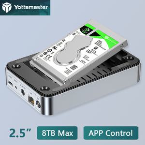 Yotta 마스터 2.5 3.5 인치 SATA SSD 인클로저 NAS 무선 HDD 외부 케이스 하드디스크 드라이브 보관함 정리