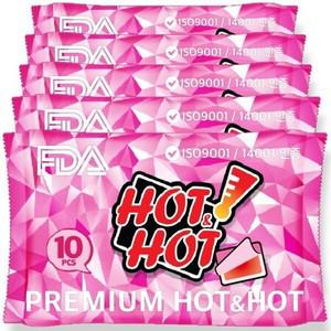 핫앤핫 프리미엄 붙이는 핫팩(PINK) 파스형 50매