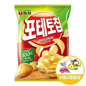 농심 포테토칩 오리지널 60gx10개+키링2종.